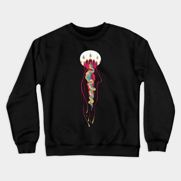 Jellyfish 2 Crewneck Sweatshirt by pikaole